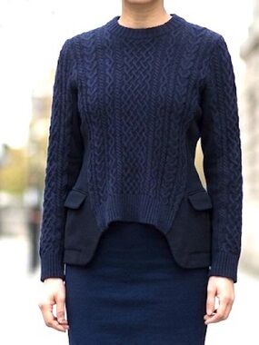 ♥️ RARE SACAI | Hybrid Sweater Blazer - sz M